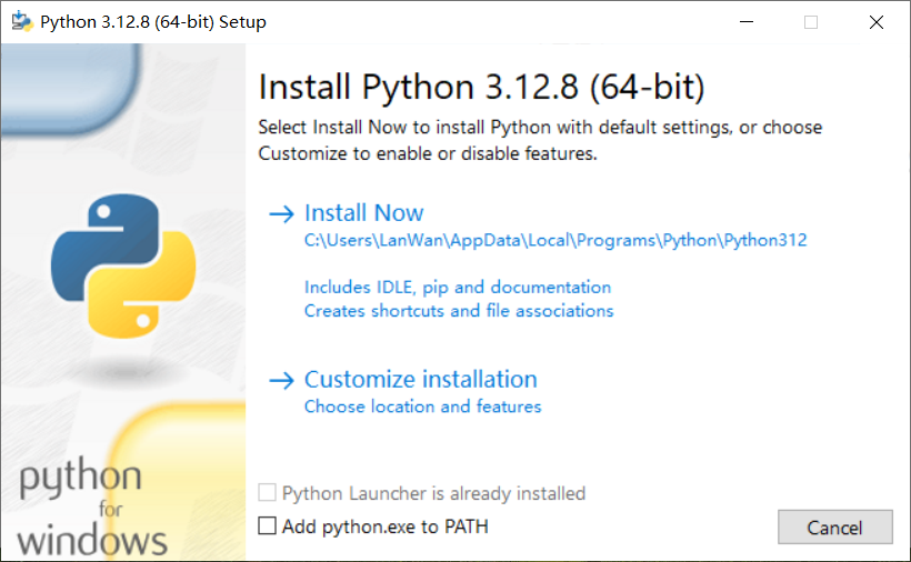 Python安装界面 (install-1.png)